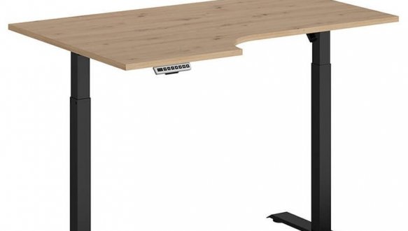  Стол письменный уговой BIU/140/90/B/L Space office 7