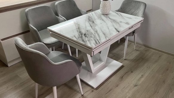 Стіл кухонний розкладний Джем Maxi V / Максі В 110-170 см 13