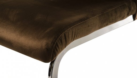 Стул S-118 коричневый велюр 9