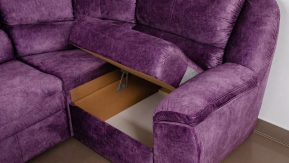 Кутовий диван розкладний дельфін Віко меблі Наполі 260 см 1