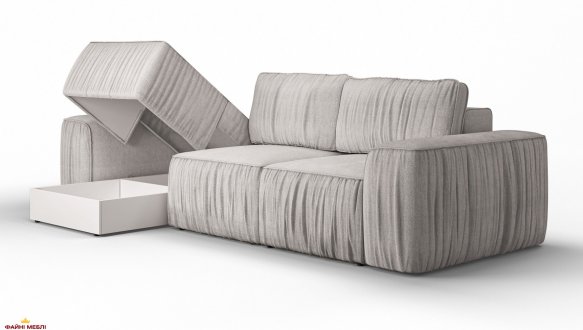 Кутовий диван розкладний єврокнижка Шик Галичина Стоун 330 см 12