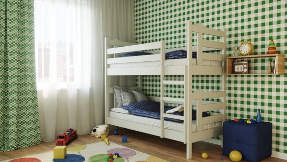 Двоярусне ліжко Санта + шухляди 0