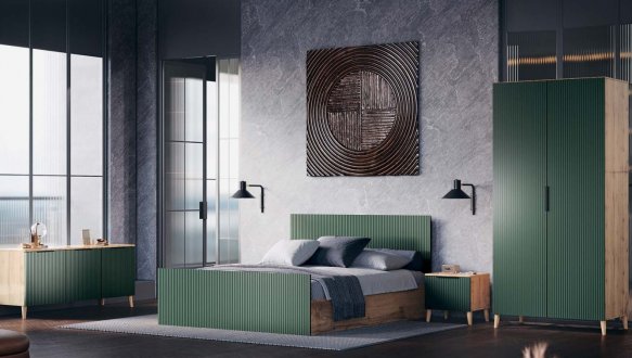 Шкаф КС Лайн 2 дверный хаки софт 100 см 0