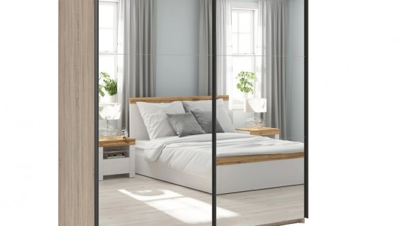 Шафа-купе із дзеркалами SZF/183/2M Tetrix1