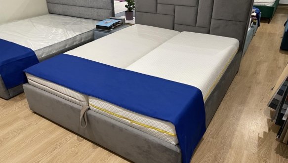 Ліжко м'яке Городок меблі Твіст з підйомним механізмом та нішею для білизни 3