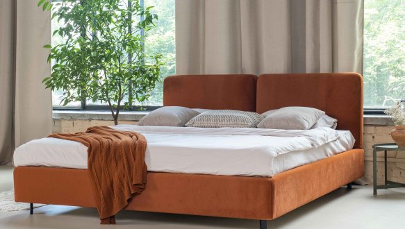 Кровать двуспальная мягкая Woodsoft Elim / Елим