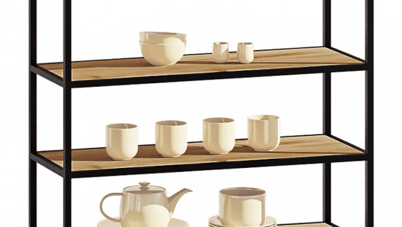 Тумба верхня В80.72 метал.відкрита Атланта глянець