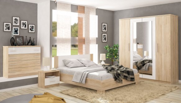 Модульна система Markos/Маркос Mebel Service Венге темний/Дуб апріл