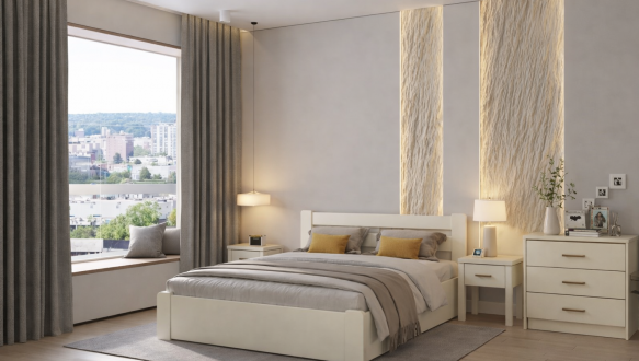 Спальня Lira/Лира Лев с комодом 3S и тумбами