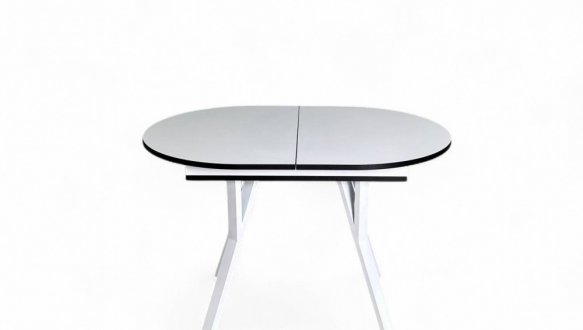 Стіл овальний розкладний Elips Slide / Еліпс слайд MebliRoMax 130 ЛДСП 18 мм 15