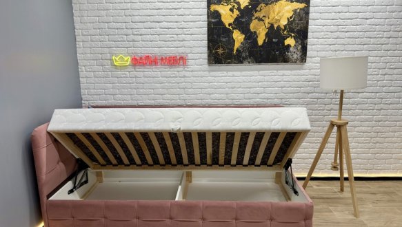 Ліжко Антік Сквер з підйомним механізмом + Матрац 5