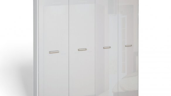 Шкаф 4Д Миромарк Белла 4 дверный белый 183 см