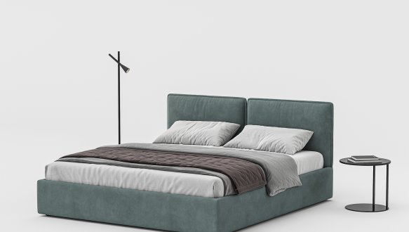 Ліжко м'яке двоспальне Woodsoft Alba 2 / Альба 2