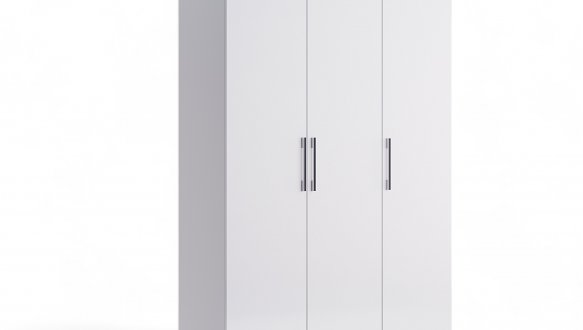 Шафа 3дв Міромарк Фемелі 3 дверна білий глянець 135 см