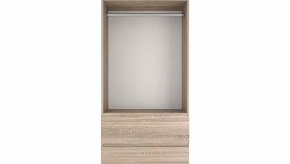 Шкаф в спальню двухдверный с ящиками Art In Head Light 80 см 5