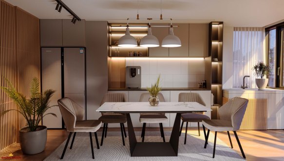 Стіл Edmund (120-160 см) Polar White Glossy 0