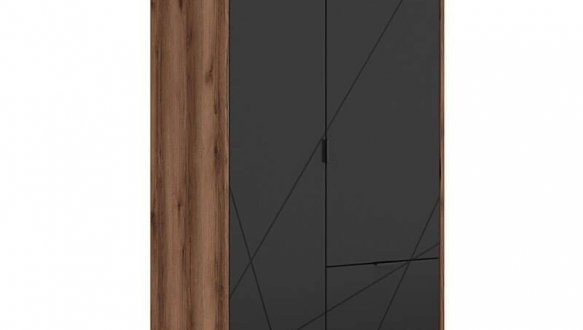 Шкаф SZF2D2S BRW Poland Forn 2 дверный черный 94 см 0