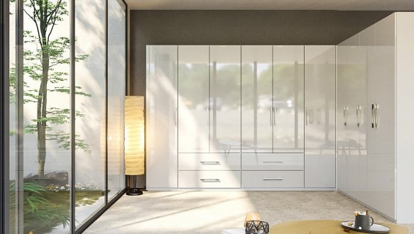 Модульна спальня Femeli/Фемелі Міромарк Білий глянець 5