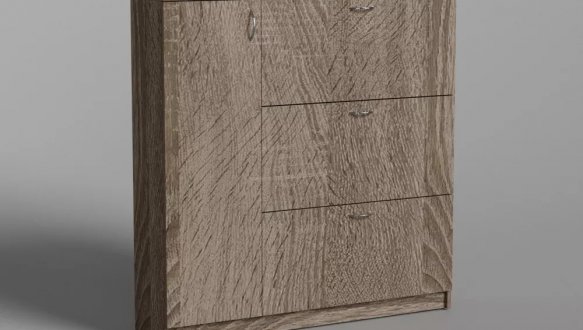 Тумба для обуви №1 Matroluxe на 3 ящика и 1 двери 7