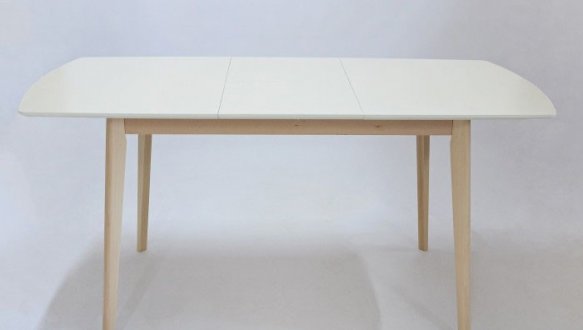 Стіл Exen II / Ексен II Інтарсіо Кремовий Розкладний 120/160 см 2