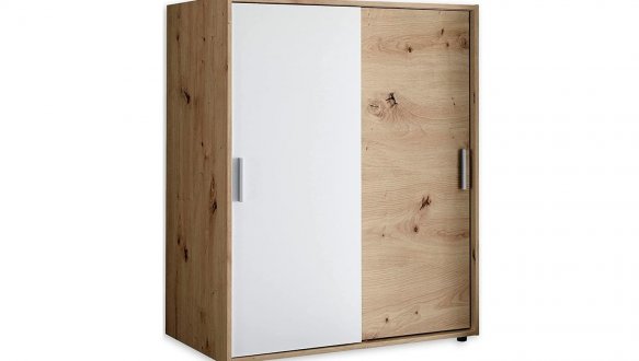 Комод Кейс 2дв Дуб артизан / Білий Міромарк