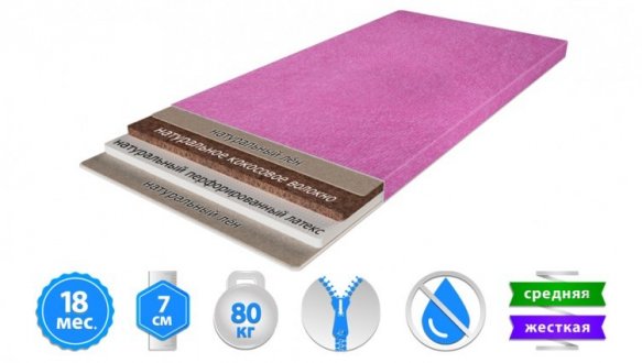 Дитячий матрац LATEX COMFORT / ЛАТЕКС КОМФОРТ