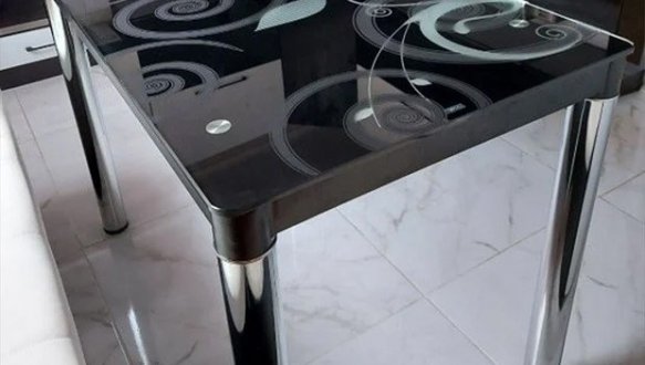 Стол Damar 100х60 Черный 3