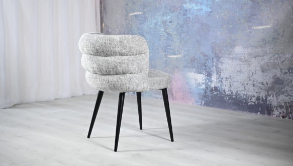 Стул M-215 устричный + черный 14