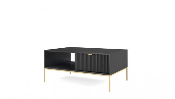 Стіл журнальний Чорний/Золоті ніжки L104 Nova 0