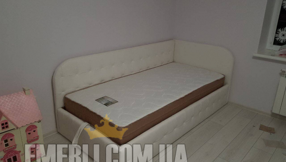 Ліжко м'яке Городок Флора з підйомним механізмом 2