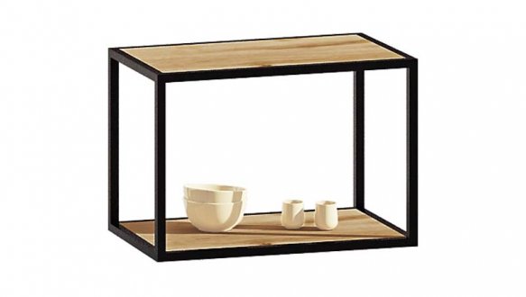 Тумба верхня В50.36 метал.відкрита Лофт глянець