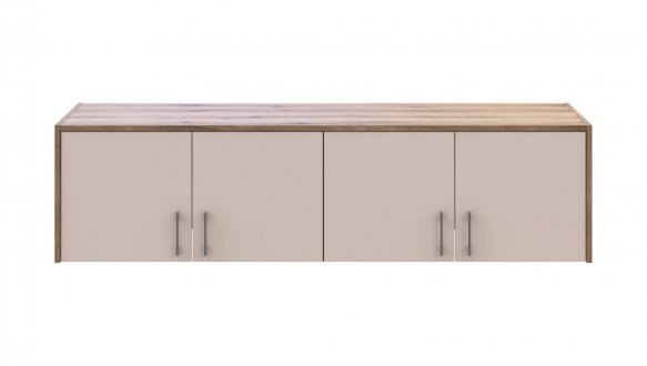 Антресоль Doros Ронді 4-дверна Дуб Артізан / Кашемір 4