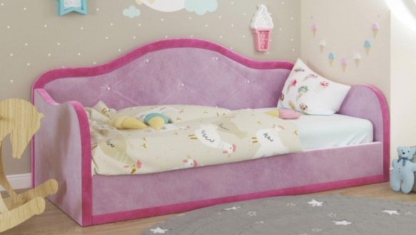 Кровать мягкая Городок Дикси