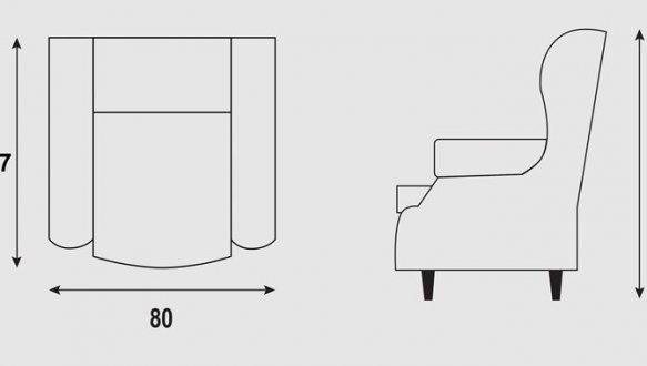 Кресло Марина каретная стяжка 2