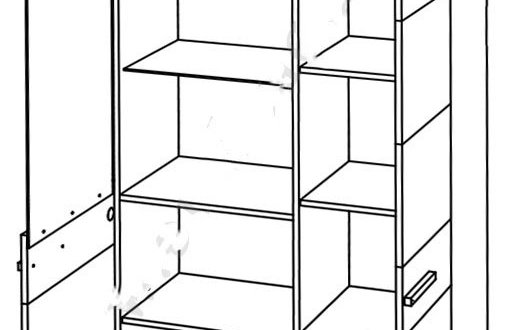 Витрина высокая 1W1D Соло 0