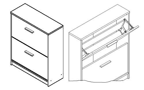 Тумба для обуви SFB2K Непо 4