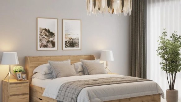 Ліжко двоспальне ДСП Mebel Star Adel /Адель 3