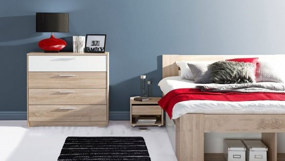 Модульная спальня Rico/Рико VMV Holding Белый/Дуб сонома 0