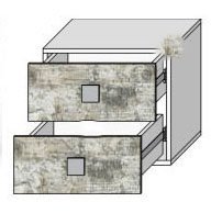 Тумба прикроватная 2S Памп 0