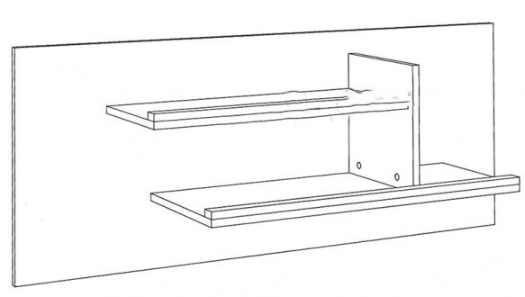 Поличка PN 120 Нортон 2