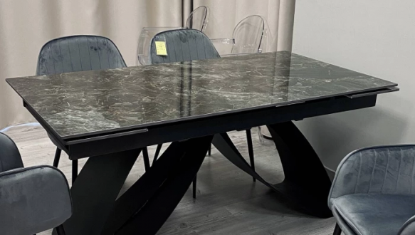 Стол Garold (160-220 см) Crimea Grey Glossy 2