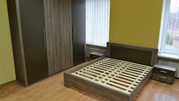 Модульная спальня Juliet/Джульетта VMV Holding Дуб арканзас тёмный/Бронза 0