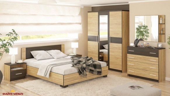 Спальня Verоnika/Вероніка Mebel Service №1 з комодом 4S та шафою 3D 0
