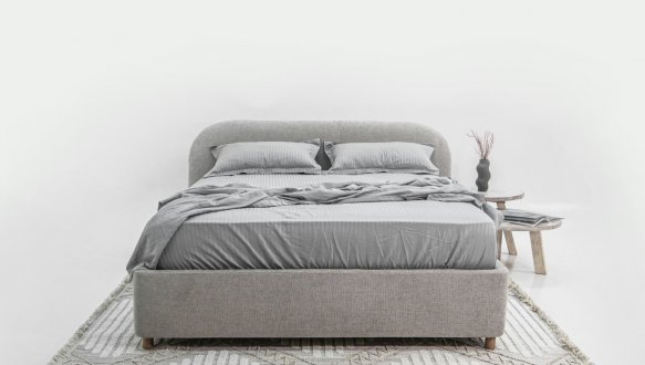 Ліжко м'яке двоспальне Шик Галичина Мілу 3