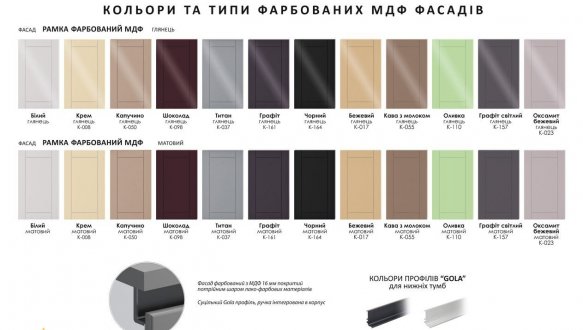 Модульна кухня Gola ручка Високий Фарбований Глянець 6