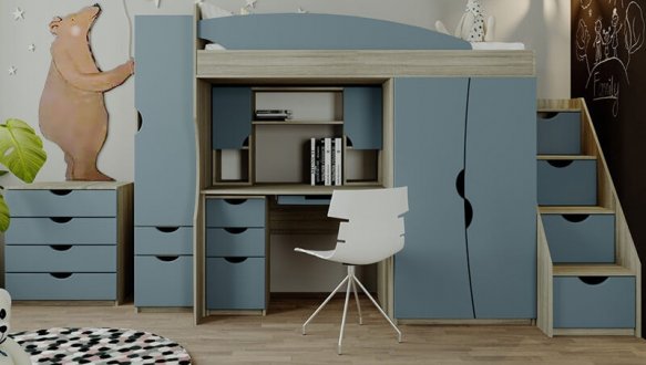 Кровать-горка Саванна 2