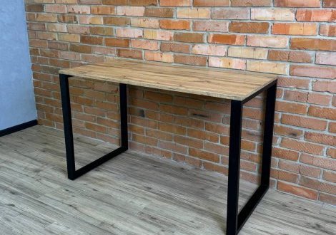 Стіл LOFT офісний Дуб Сонома / Чорний мат MebliRoMax