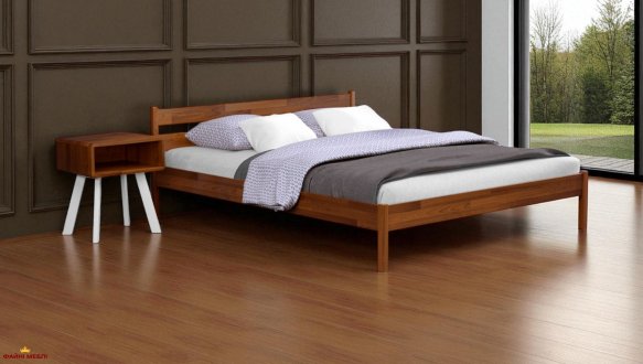 Кровать двуспальная деревянная Эстелла Нота Бене 160 см Щит бука 9