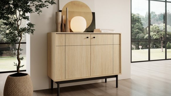 Комод дуб лінеа Japandi K104