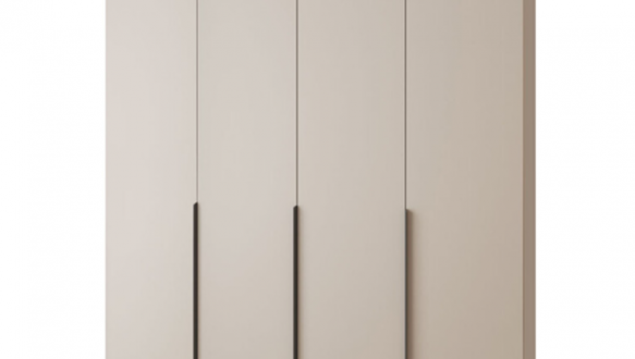 Шкаф Mebelstar Оскар четырехдверный с антресолью и ящиками Кашемир 200 см 4